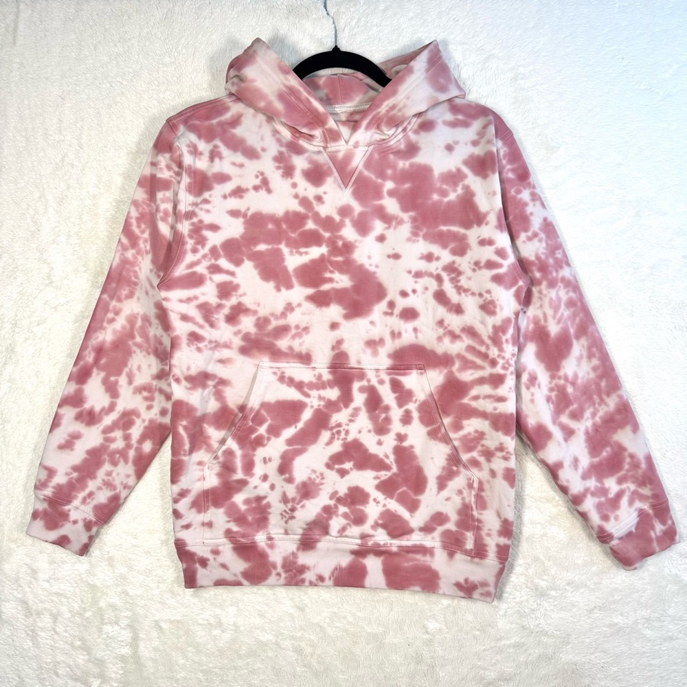 Lululemon All Yours Hoodie Marmoleado Tie Dye Women’s 4 Fleece Rose‎ Pink Yoga